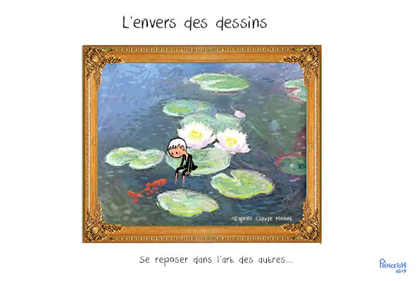 "L'envers des Dessins : se reposer dans l'art des autres", PrincessH pour  La Croix, du 23 mai 2019